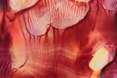 »Red Woman«, Encaustic on paper, 15x21