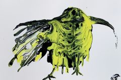 »Birdy - 2 Birds in 1«, Acrylic on paper