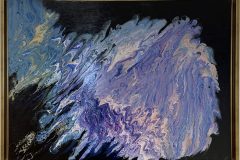 »Blue Agate«, Feb 2023, Acrylic on Canvas