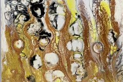 »Copper Finger«, Feb 2023, Acrylic on cotton, 12x17