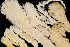 »Golden Feet«, Acrylic on cotton