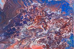 »Mars Landscape«, Acrylic on cotton