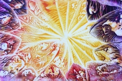 »Star«,  Encaustic on paper, 15x21